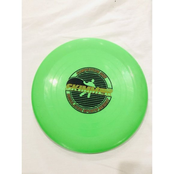 Vintage COMPETITION SIZE SKIMMER PLASTIC DISC TOY NOT FRISBEE 11" ACROSS - Picture 9 of 9